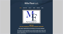 Desktop Screenshot of milefleet.com