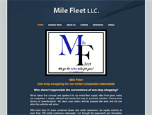 Tablet Screenshot of milefleet.com